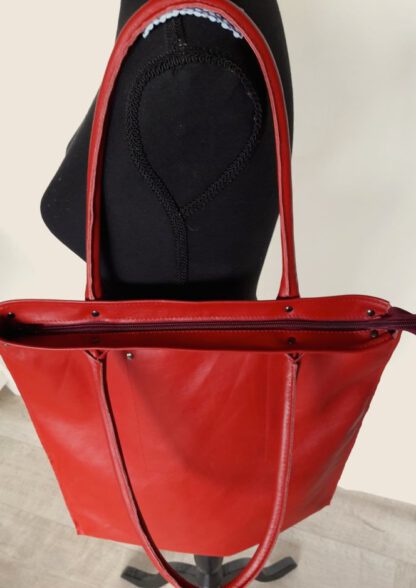 Laptopper (shopper/laptoptas), rood - Afbeelding 2