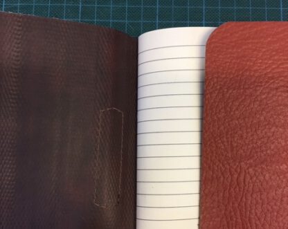Notitieblokje: omslag leer en/of brandslang - Afbeelding 5